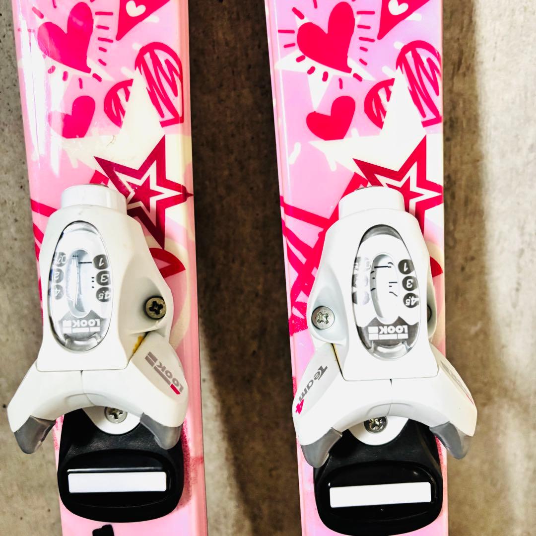 美品 キッズ ジュニア スキー 4点セット 初心者向け