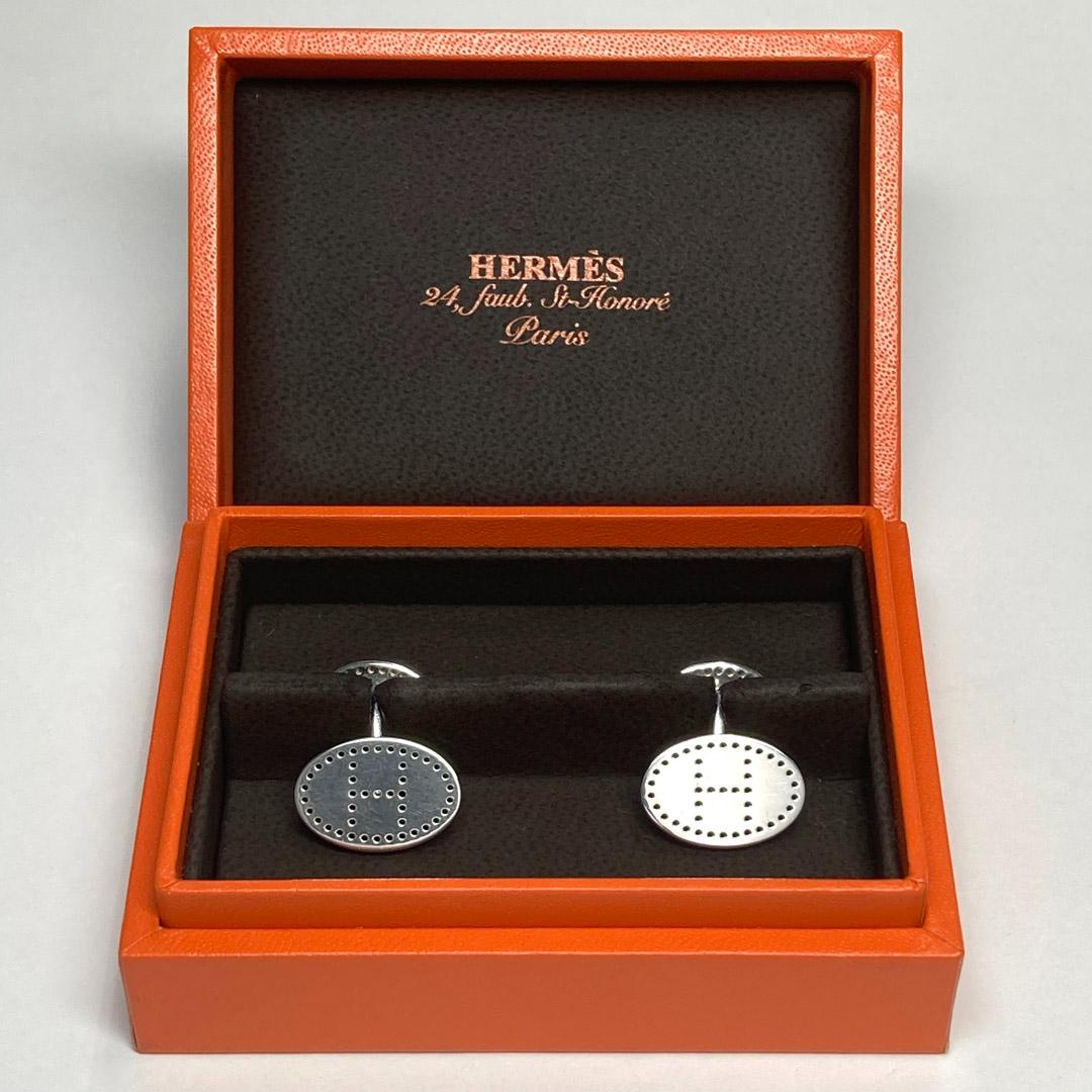 エルメス H リュバン エクリプス エブリン パンチングロゴ カフスAG925