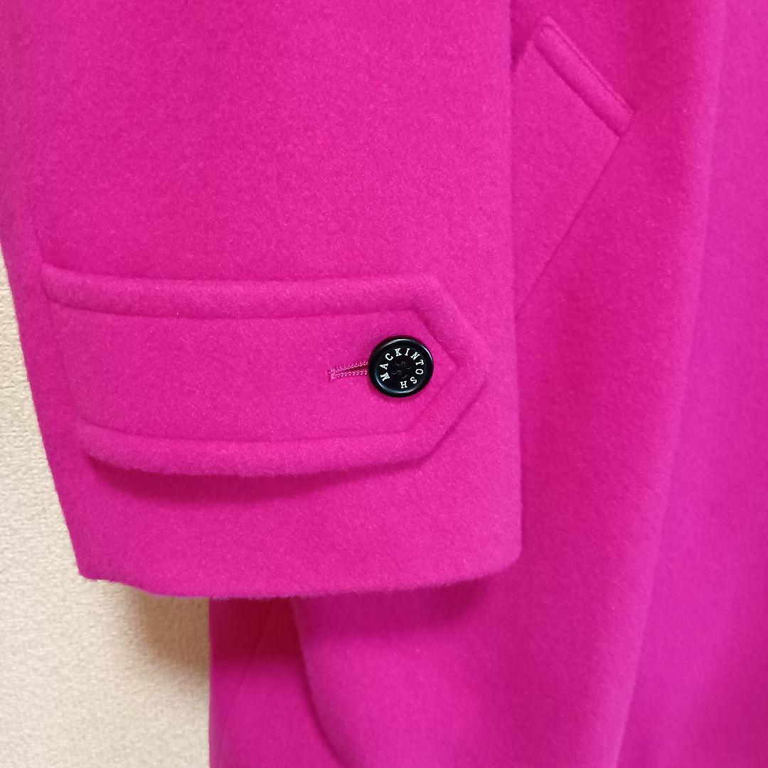 オーバーサイズ ピンクコート