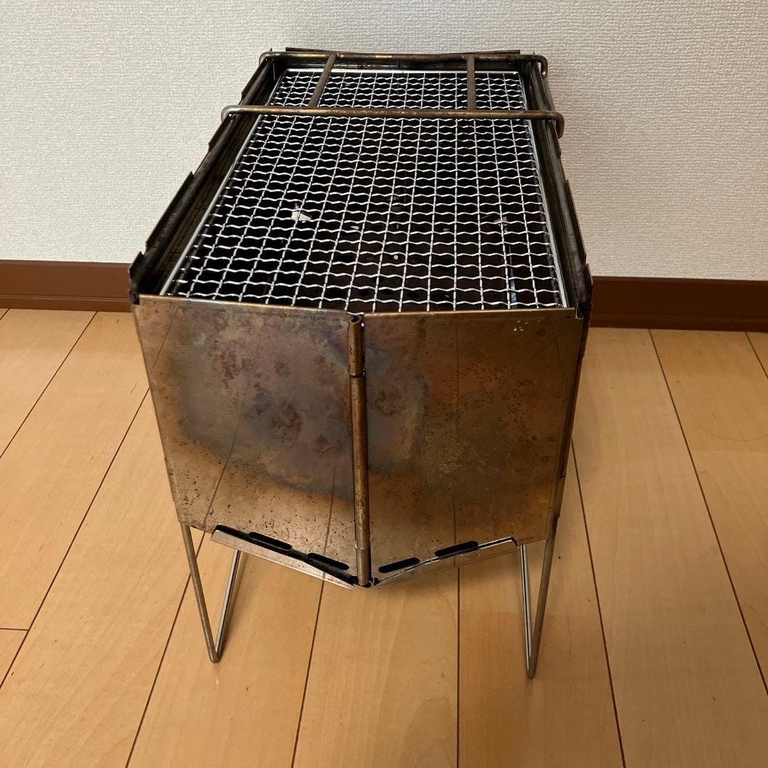 mont-bellモンベル　フォールディング ファイヤーピット　焚き火台　セット