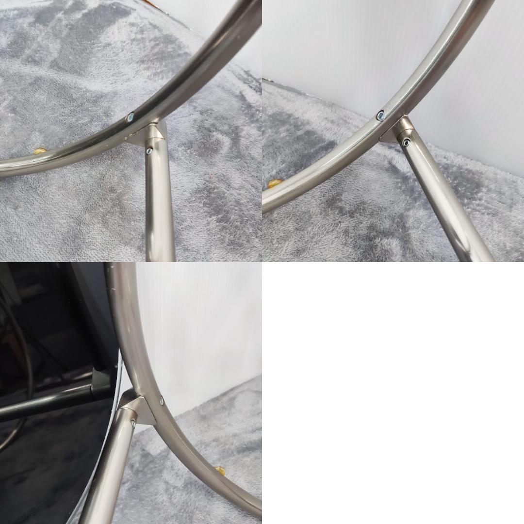 【数日セール】希少　IKEA STRIND キャスター無　サイドテーブル　黒