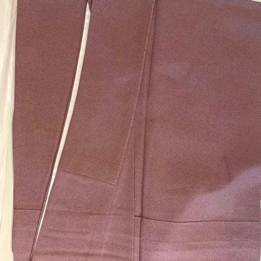 着物　鮫小紋　色無地