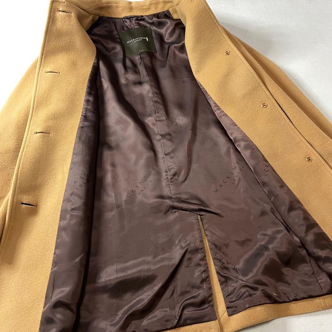 《美品》マッキントッシュロンドン チェスターコート ウール キャメル【L】通勤