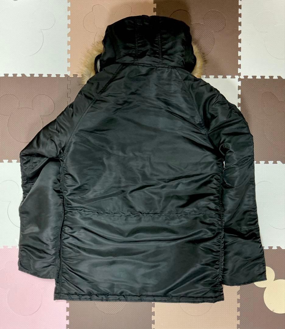 新品 ALPHA N-3B ブラック Lサイズ ミリタリージャケット アルファ