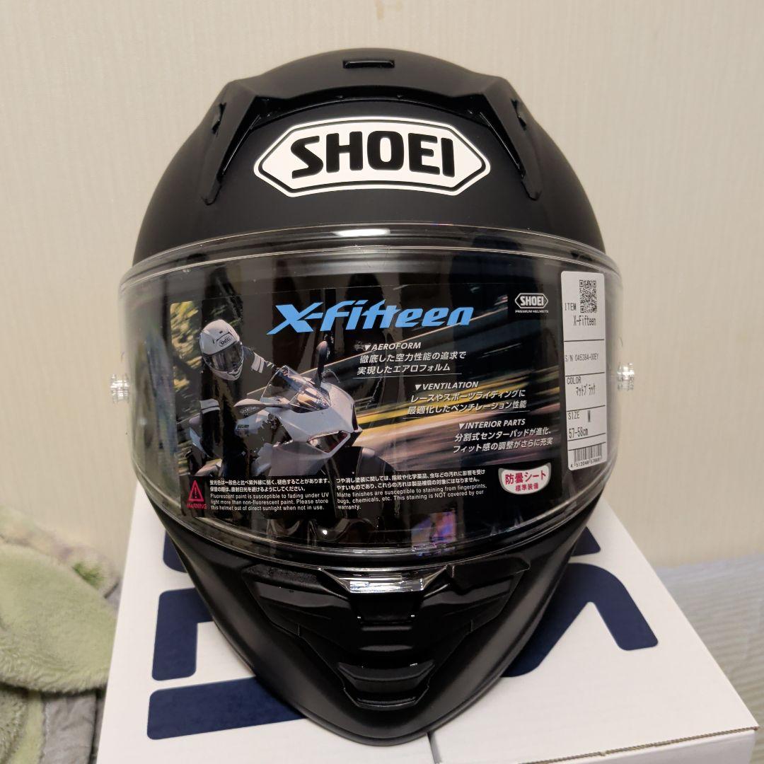 SHOEI X-Fifteen フルフェイスヘルメット Mサイズ マットブラック