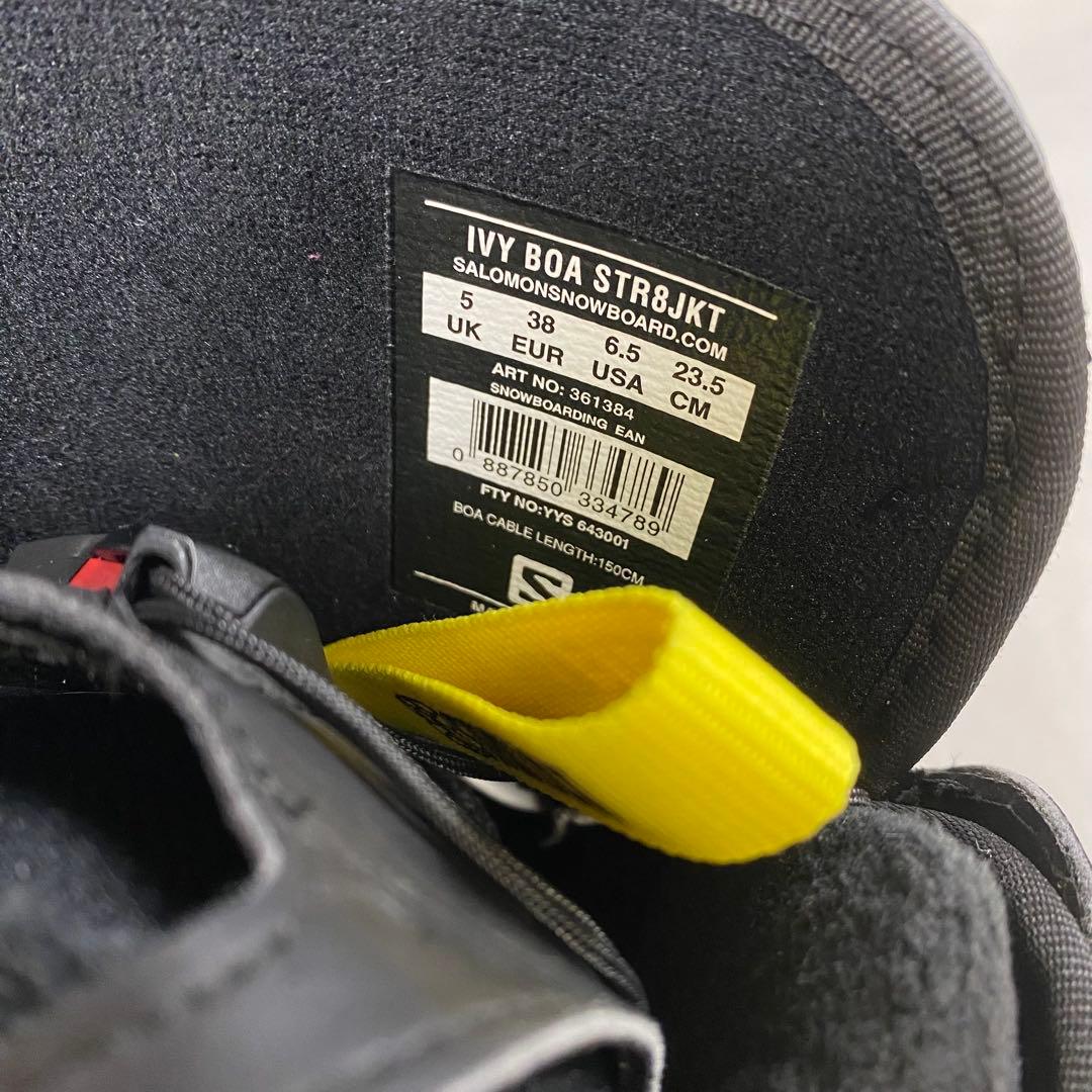 【美品】サロモン　スノボブーツ　IVY アイビー　23.5㎝ BOA ダイヤル式