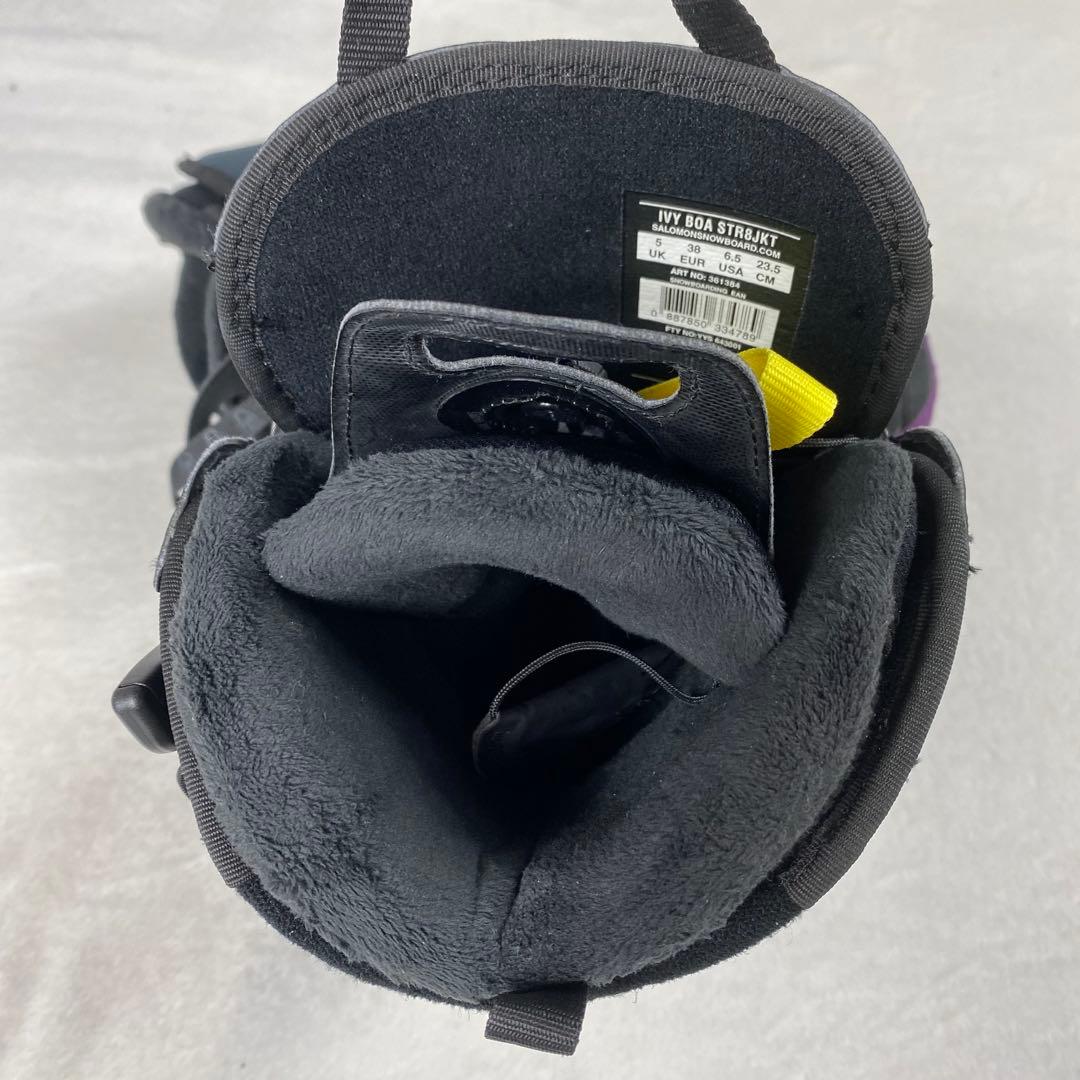【美品】サロモン　スノボブーツ　IVY アイビー　23.5㎝ BOA ダイヤル式