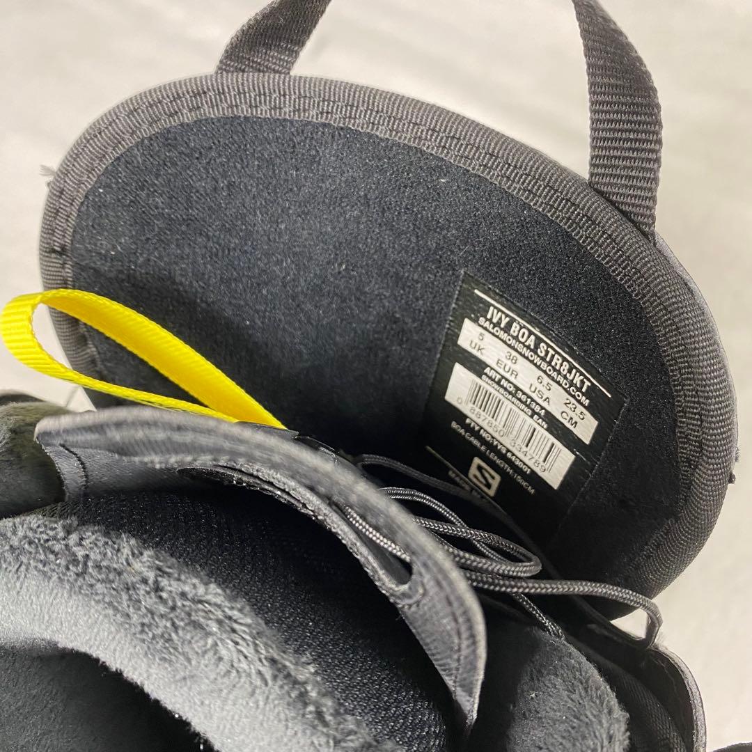 【美品】サロモン　スノボブーツ　IVY アイビー　23.5㎝ BOA ダイヤル式