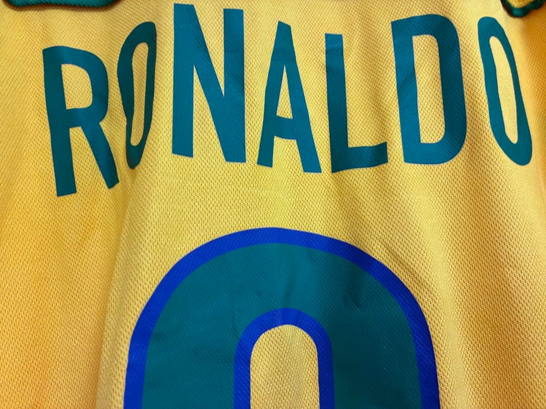 【正規品・新品】Nike 1998 ブラジル代表 9: ロナウド サイズXL