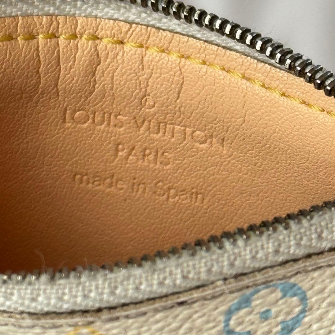 ★美品★　ルイヴィトン　マルチカラー　ポシェット・クレ　ブロン　小銭　キーケース