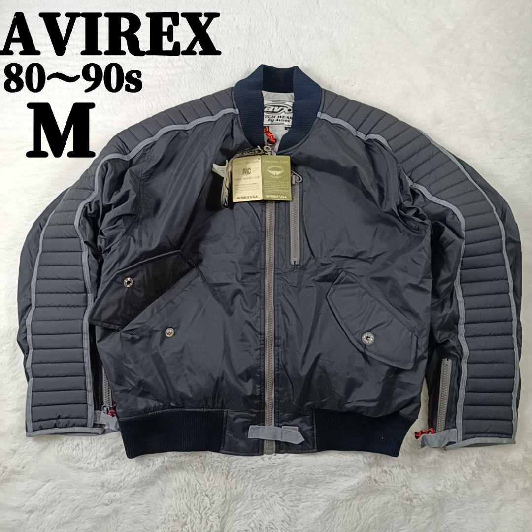 極希少✨80〜90s AVIREX MA-1 フライトジャケット 新品 短丈 М