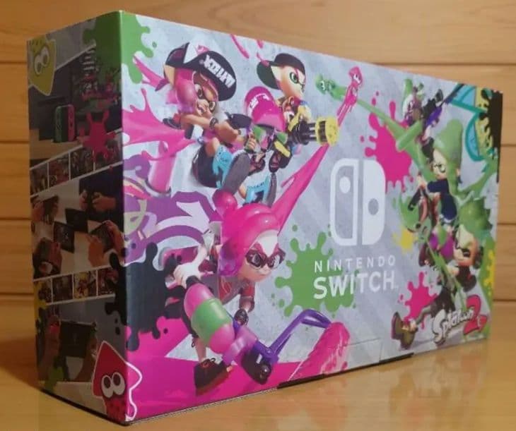 任天堂Nintendo Switch（本体）＆スプラトゥーン2セット　中古品