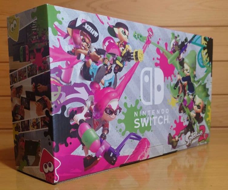 任天堂Nintendo Switch（本体）＆スプラトゥーン2セット　中古品