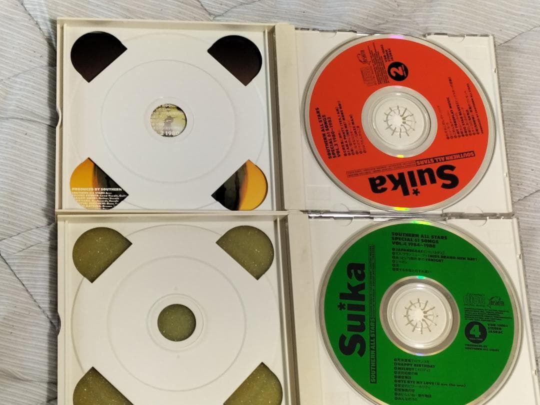 サザンオールスターズ すいか Suika CD4枚組 缶付 ブックレット1枚欠品