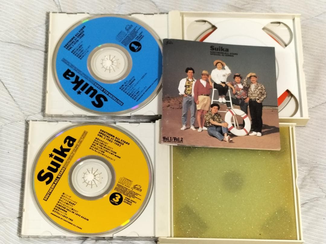 サザンオールスターズ すいか Suika CD4枚組 缶付 ブックレット1枚欠品
