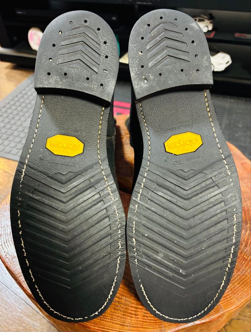 STRUMストラムエンジニア ブーツ RUDY茶1120N BLACKカスタム