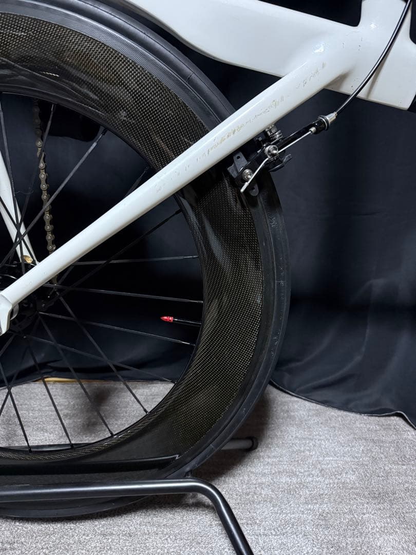 Leader735 ピストバイク カーボンホイール 88mm