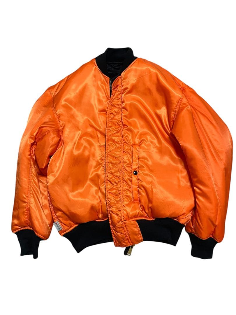 CAHLUMN MA-1 ネイビー　リバーシブル　シンサレート　中綿