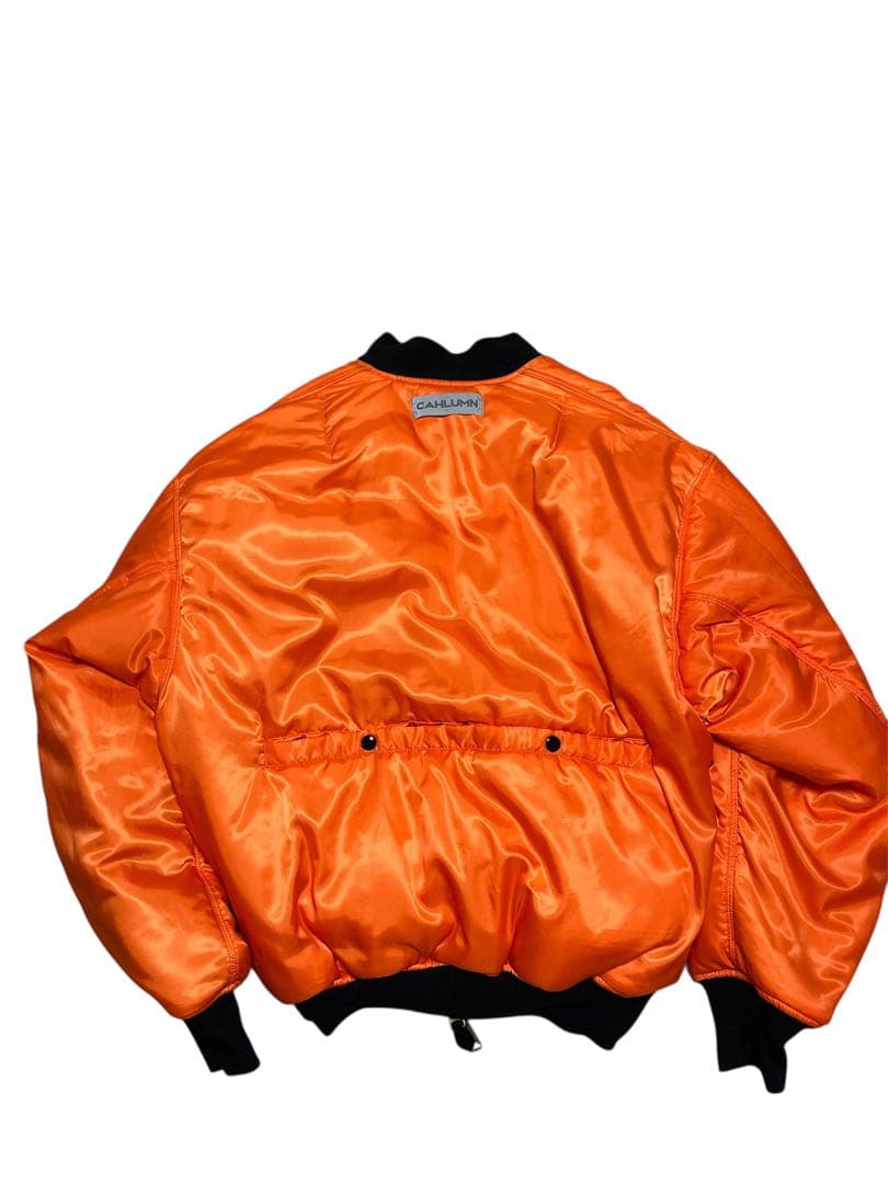 CAHLUMN MA-1 ネイビー　リバーシブル　シンサレート　中綿