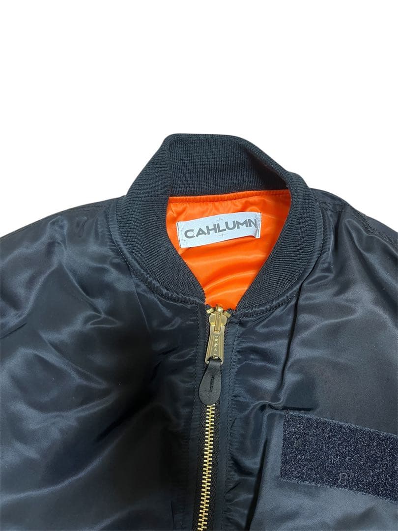 CAHLUMN MA-1 ネイビー　リバーシブル　シンサレート　中綿