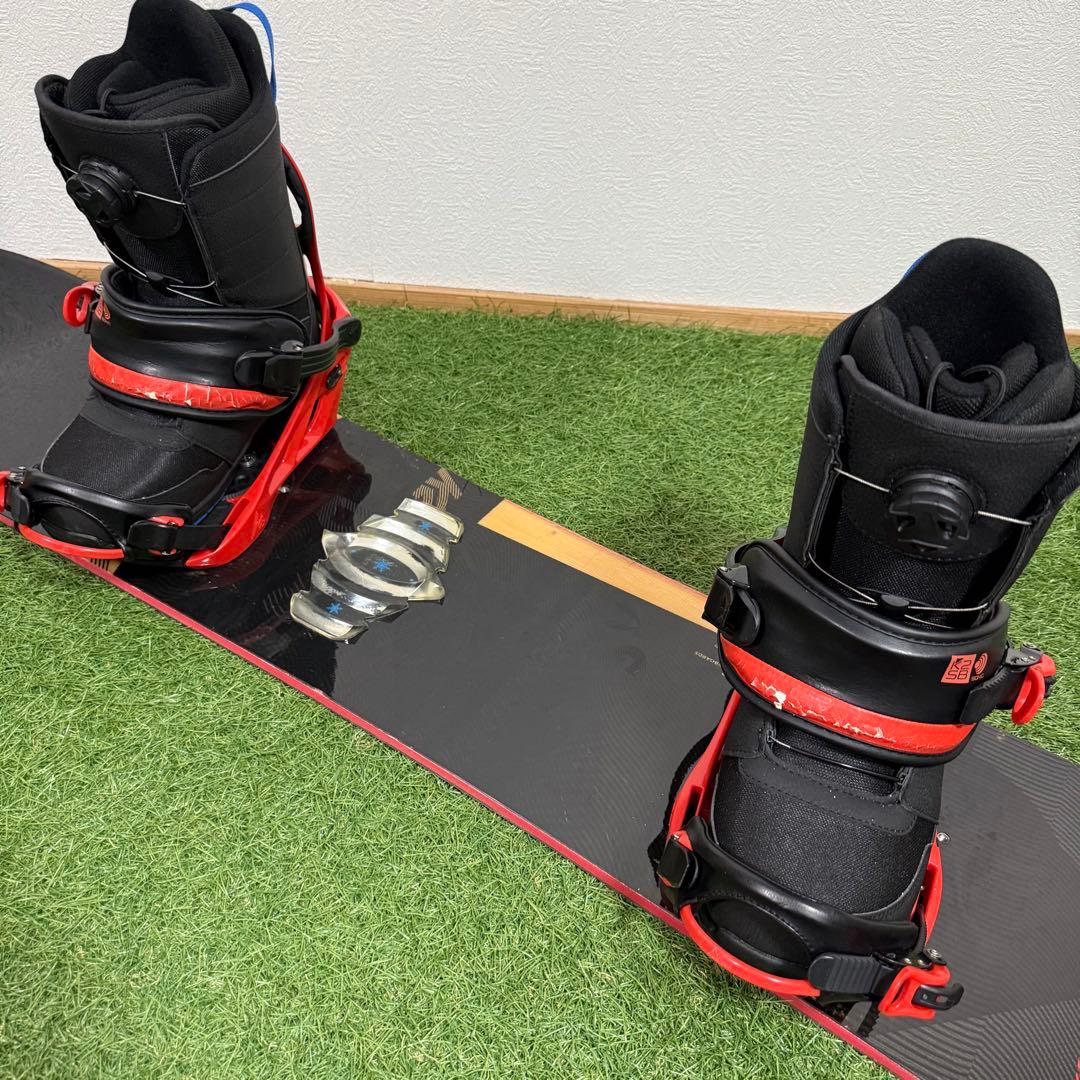ブーツ無し‼️O2 K2 155cm メンズスノーボードセット