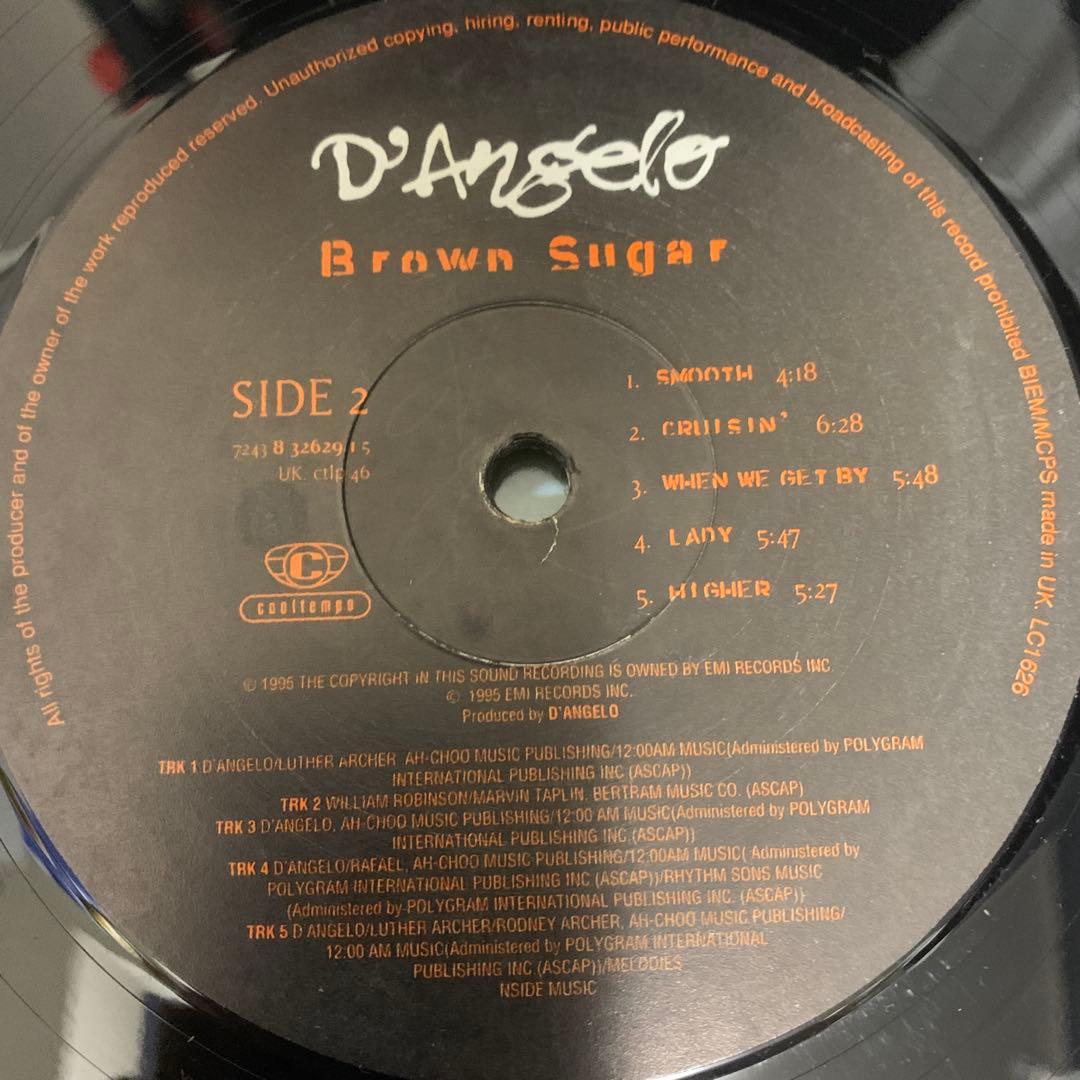 D'Angelo - Brown Sugar UKオリジナル盤