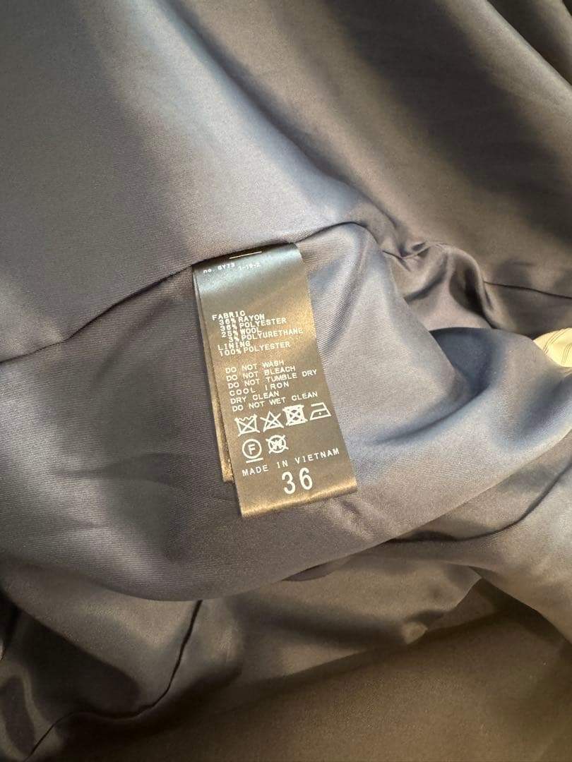 Spick and Span ネイビー ダブルブレストブレザー