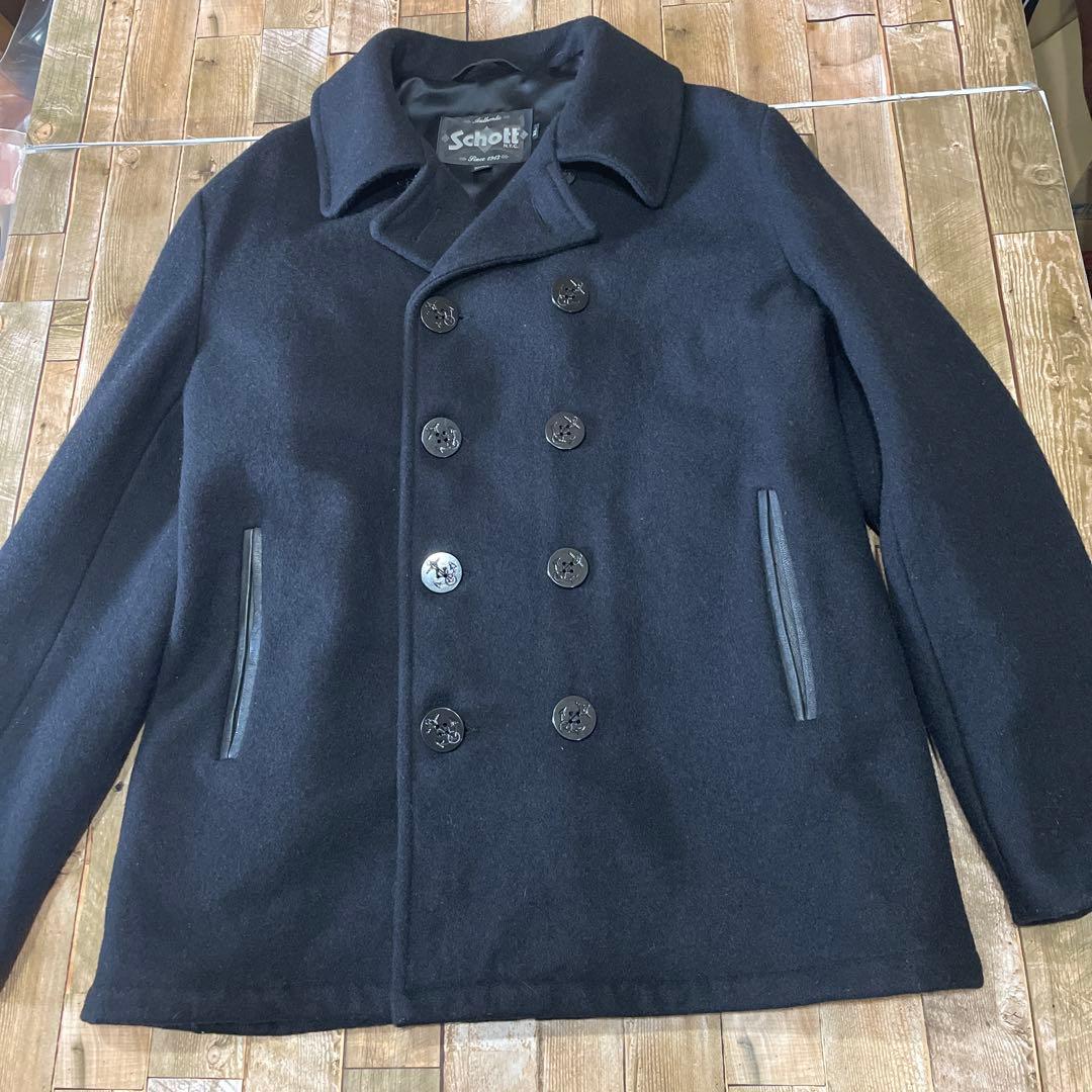 【 定番 美品 】Schott ショット　ピーコート　産