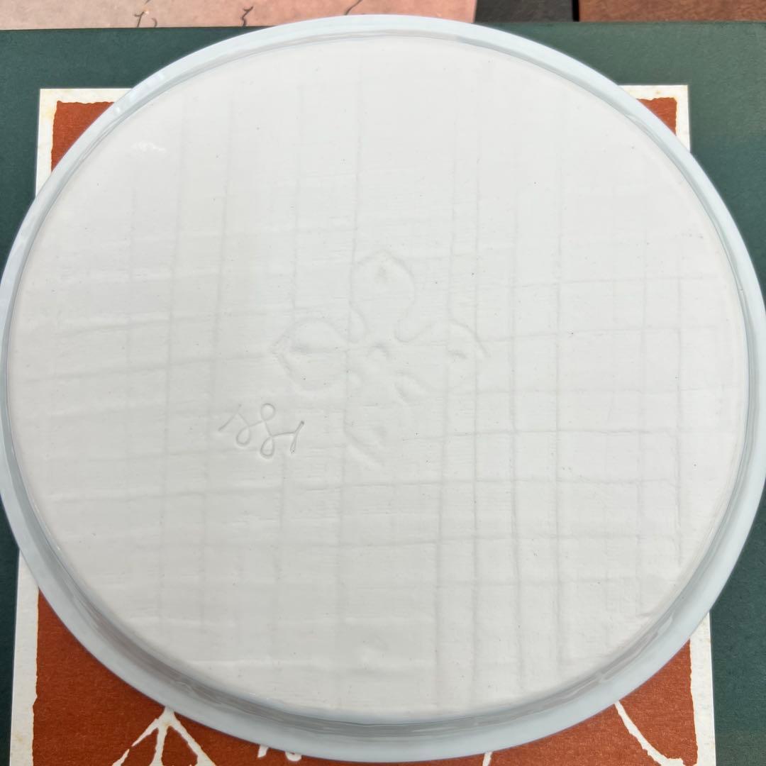 綿貫宏介　染め付け　絵皿　無汸庵　龍