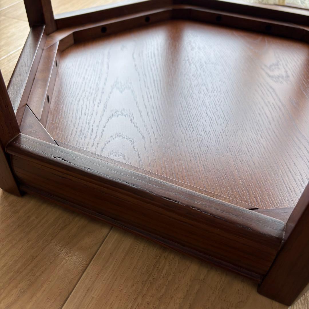 【美品】acme funiture ヘキサゴンローテーブル アクメファニチャー