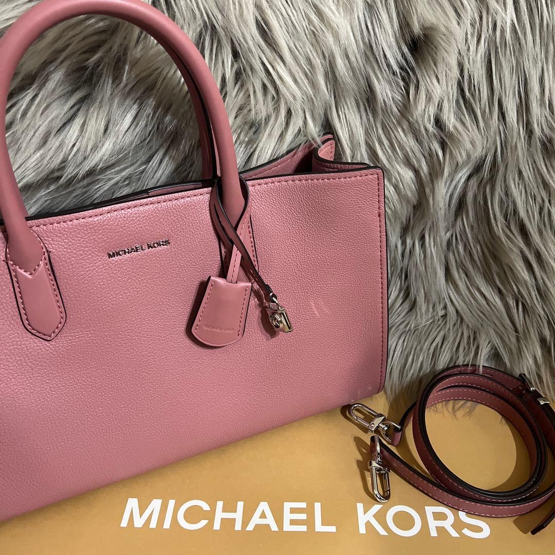 MICHAEL KORS SCARLETT レザー サッチェルミディアム