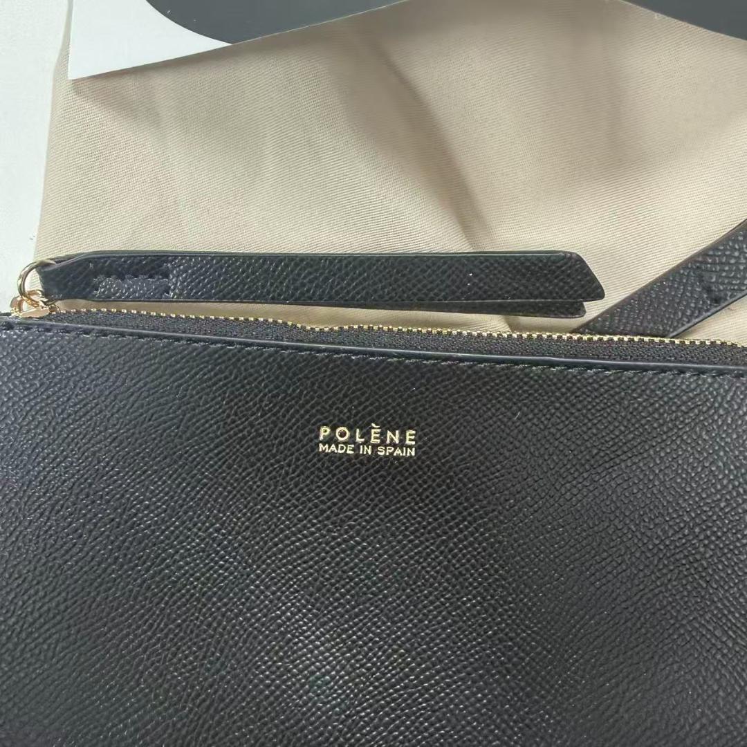 POLENE ブラック ショルダーバッグ 大容量