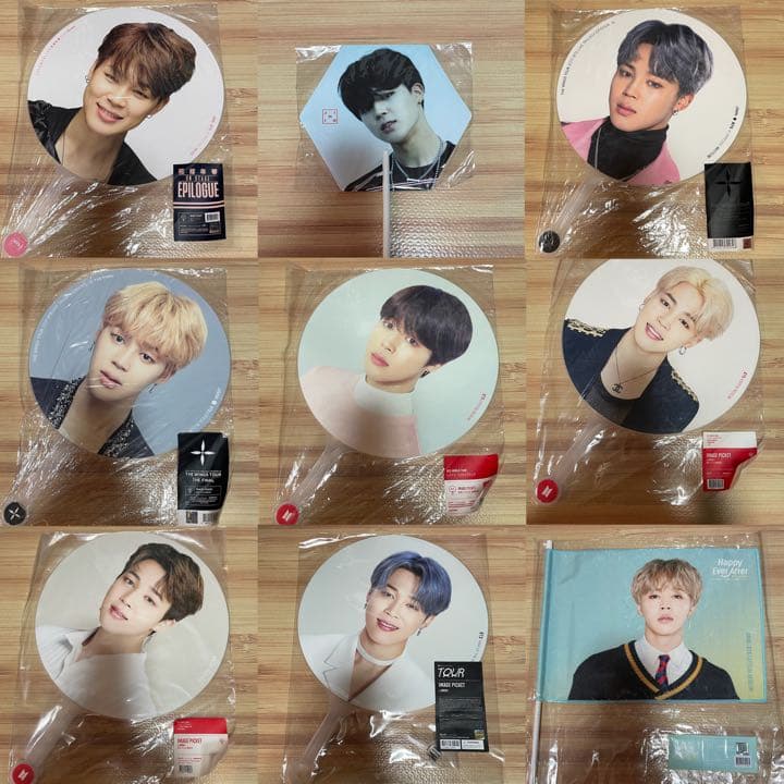 BTS ジミン うちわ フラッグ プレミアムフォト まとめ売り