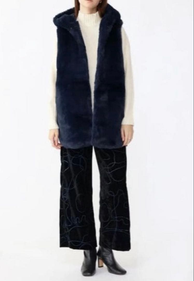 ヤマダヤ　福袋　2026年　ネイビー ファーコート