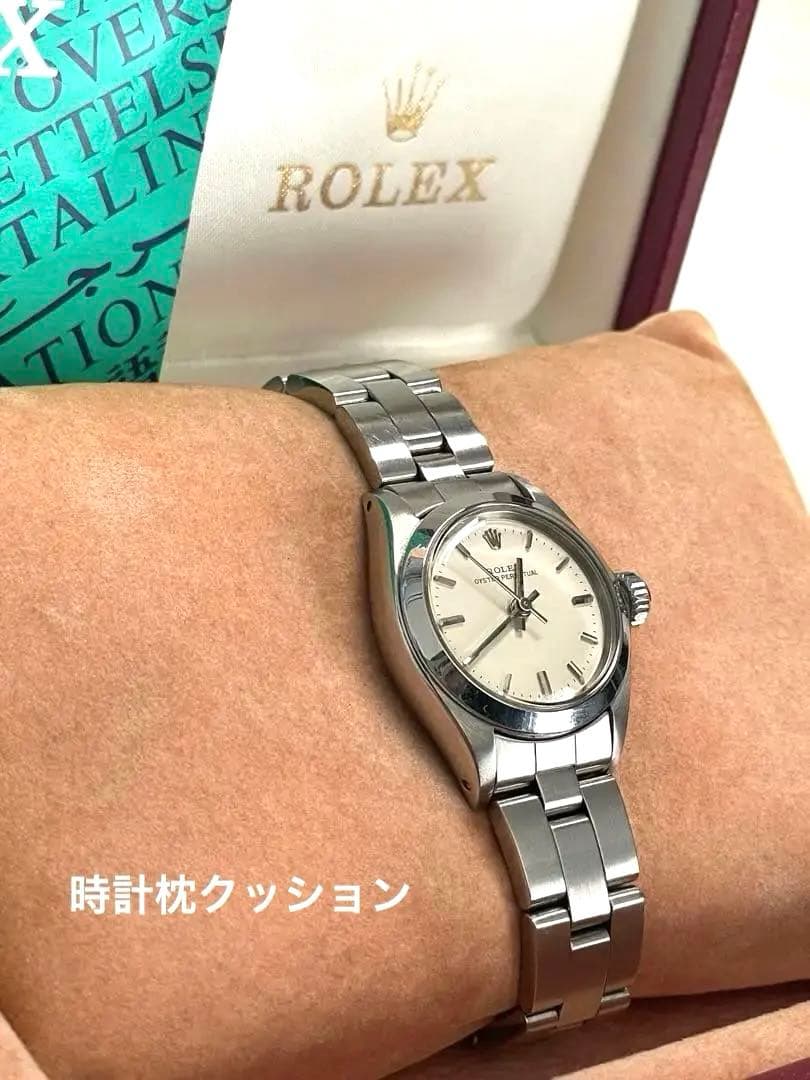 慎之介❗️ROLEXレディース自動巻オイスターパーペチュアル6718良好稼働