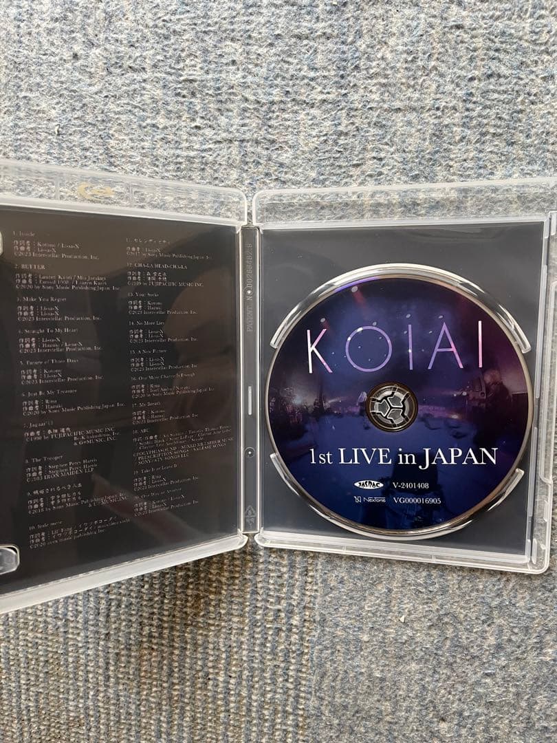 邦楽 KOIAI 1st LIVE in JAPAN Blu-ray
