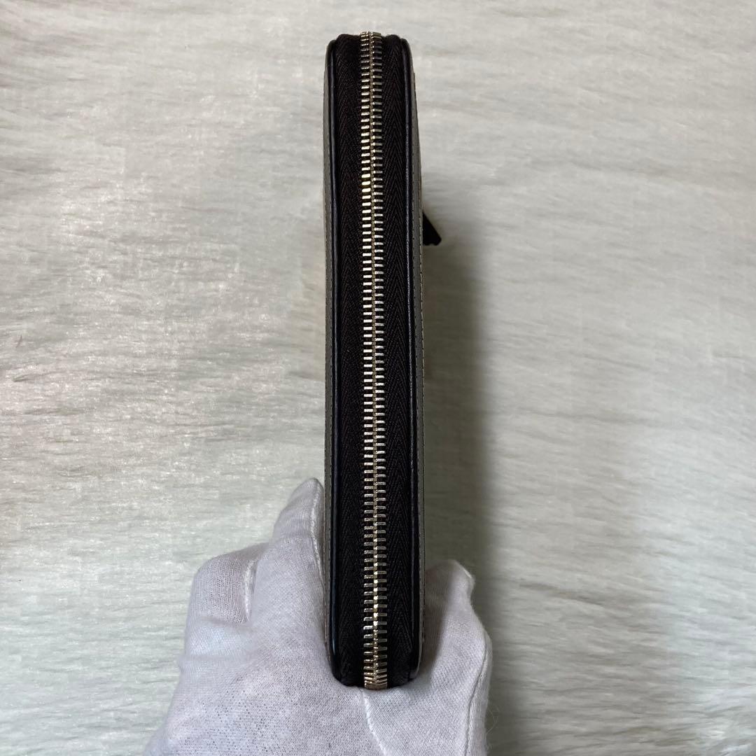 本日限定　GUCCI グッチ　長財布　ラウンドファスナー　バンブー　茶色　箱