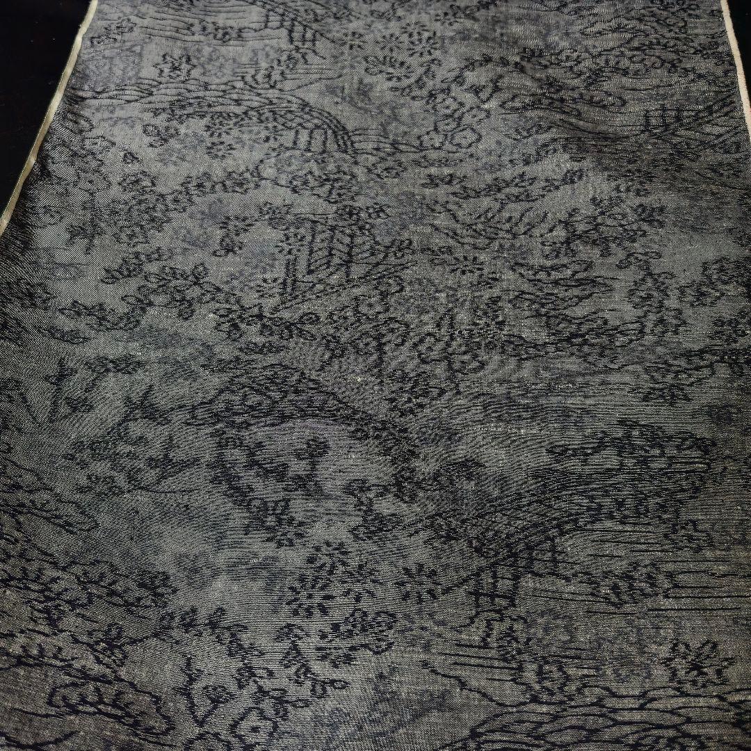 M-384 着物 反物 正絹 琉球紬