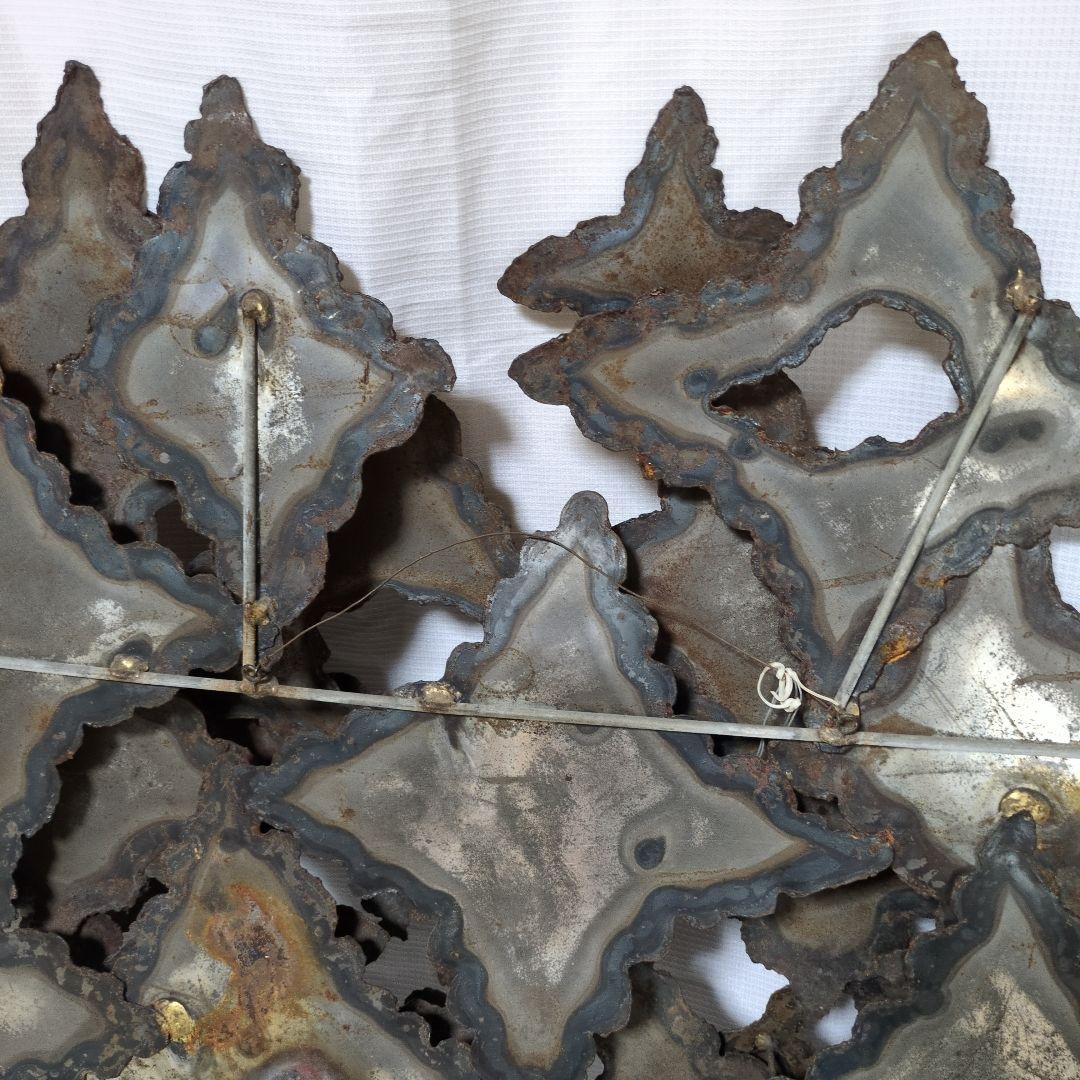 金属製オブジェ　壁掛け