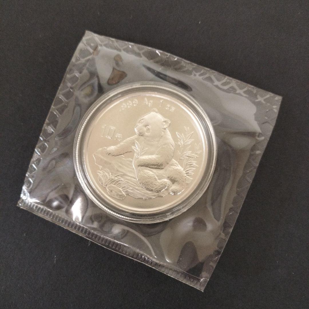 中国 パンダ 1oz 銀貨 1998年