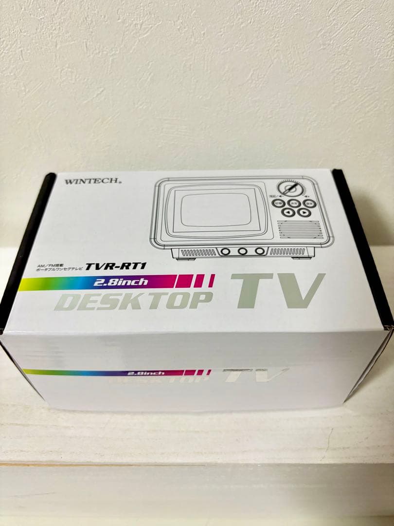 TVR-RT1（ブラック）2.8インチ液晶付きポータブルワンセグ・WINTECH