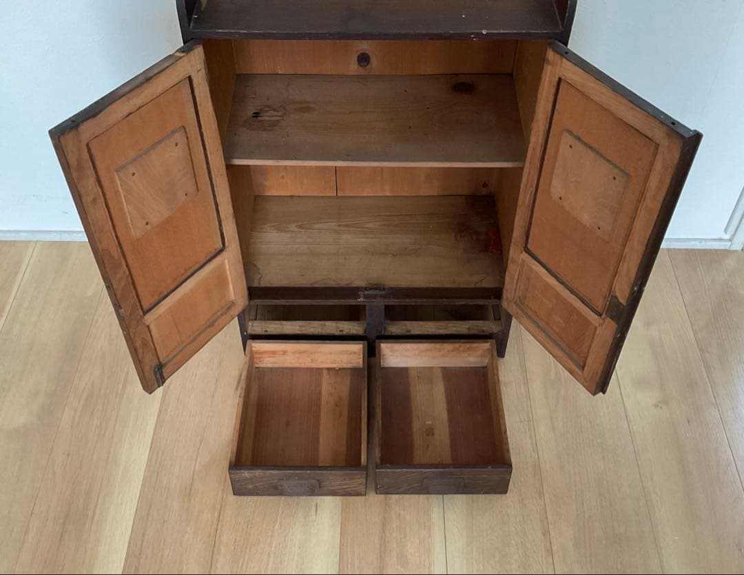 アンティーク家具　うさぎの本箱　収納　昭和レトロ　古道具