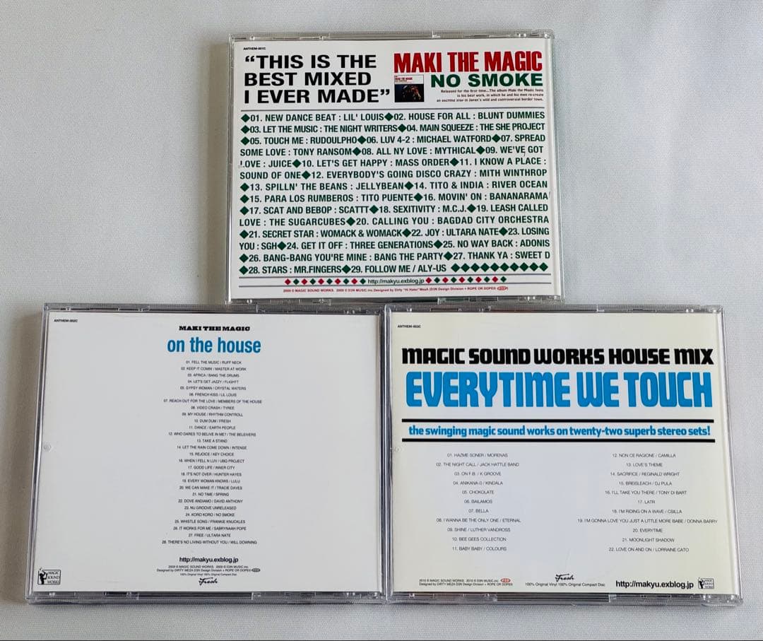 DJ Maki The Magic Mixcd House 3枚セット R&B