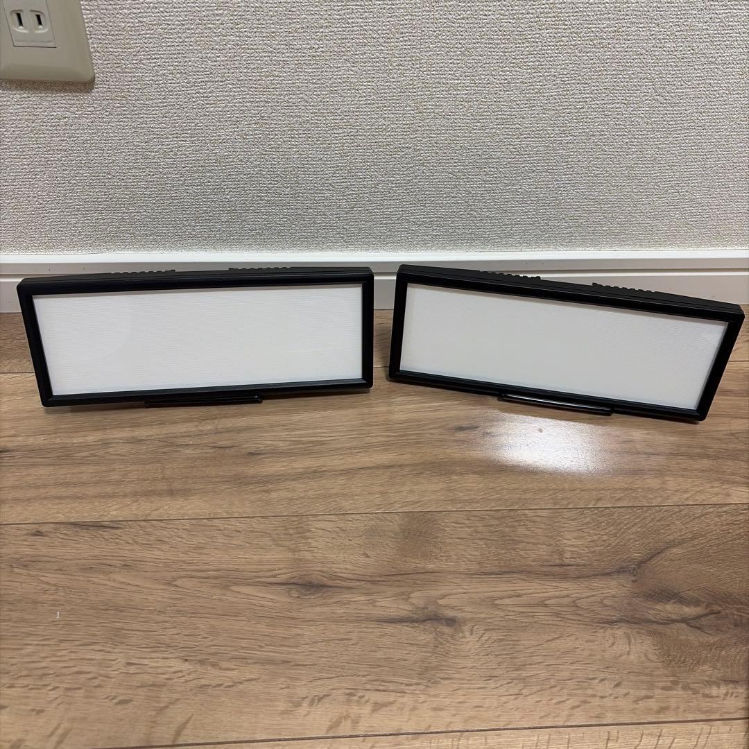 【女優ライト】2個セット　バッテリー・スタンド付き　高砂　電源不要