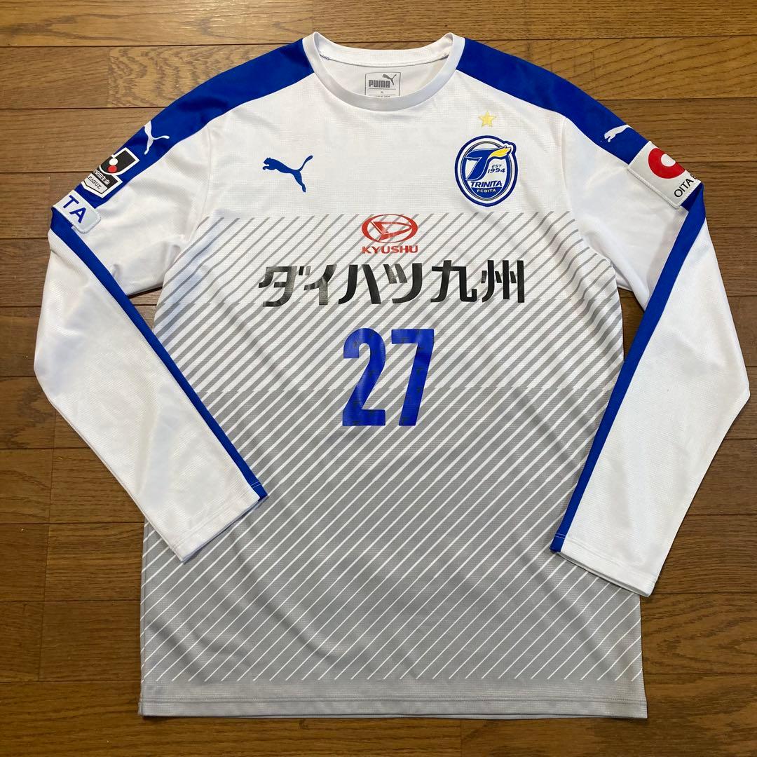 【PUMA】大分トリニータ 2017年 選手用ユニフォーム #27 三平和司
