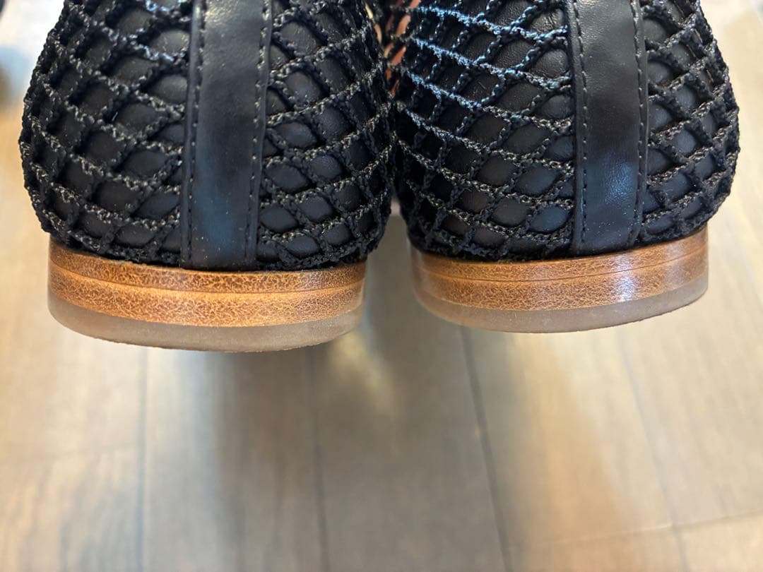 PELLICO BOLLE メリージェーン メッシュ パンプス BLACK