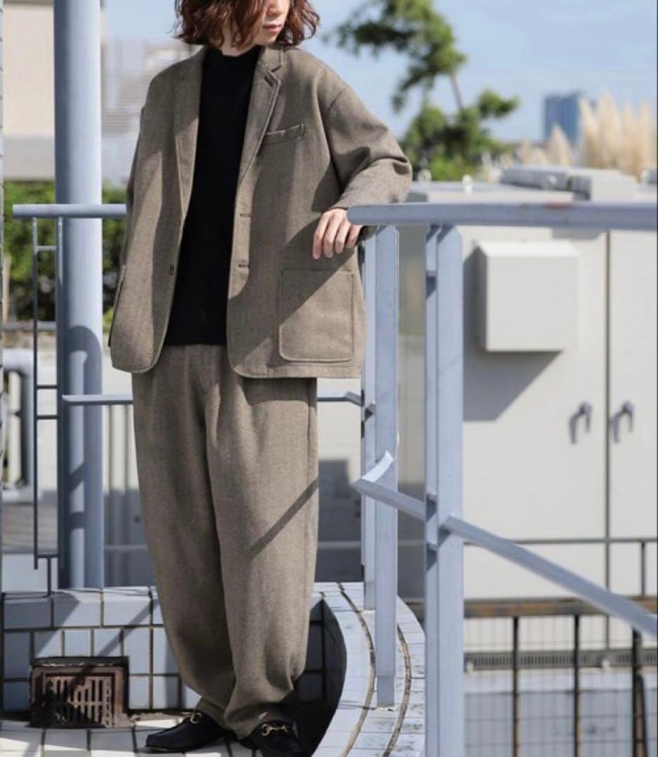 FREAK'S STORE ビッグシルエット ヘリンボーン セットアップ