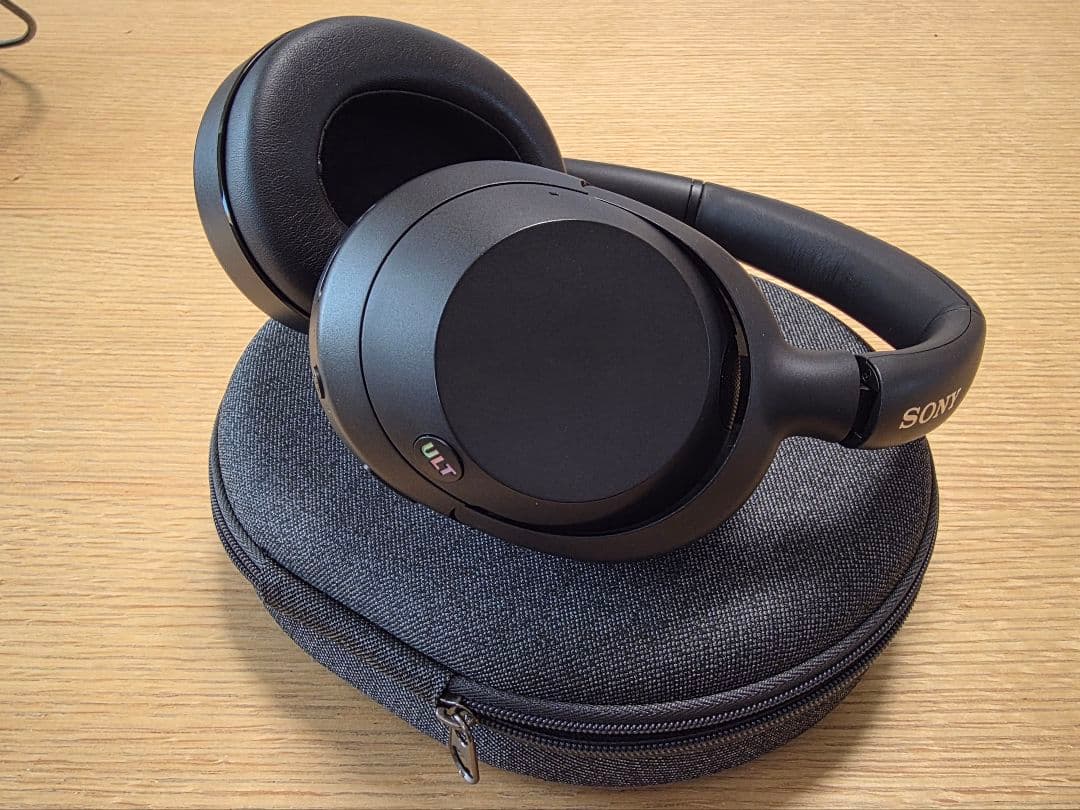 美品SONY ULTWEARソニーアルトウェアヘッドホンWH-ULT900NWC