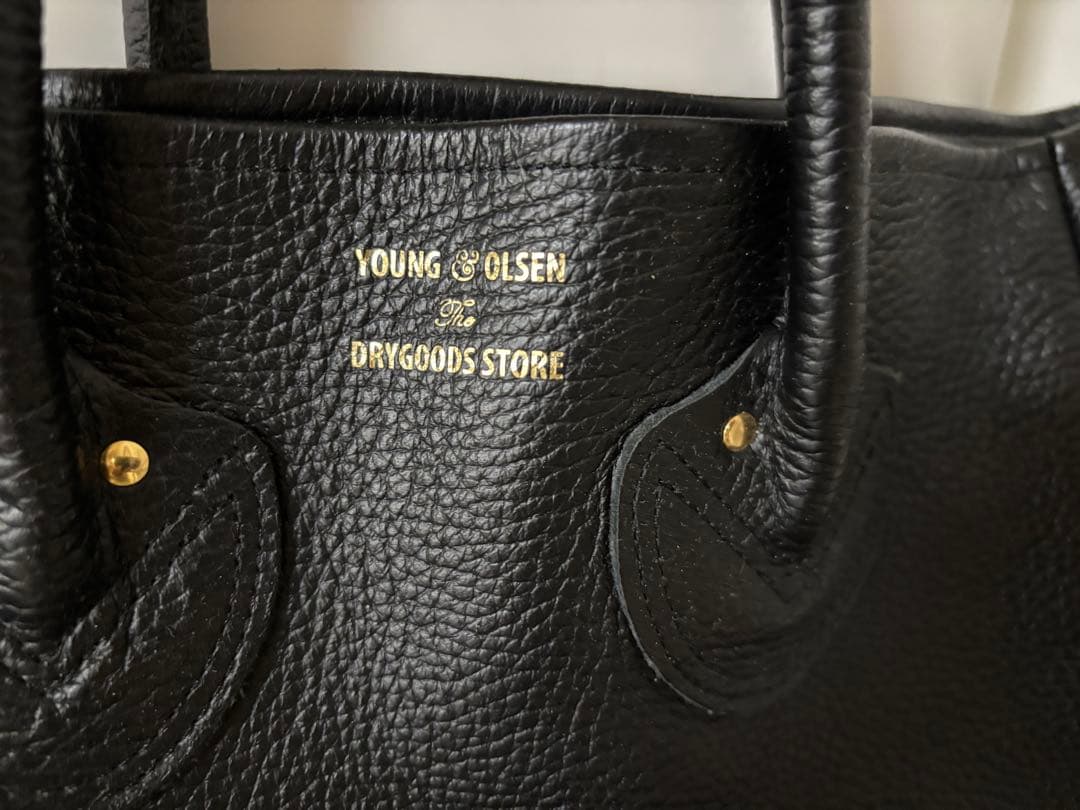 バッグ YOUNG & OLSEN EMBOSSED LEATHER TOTE M