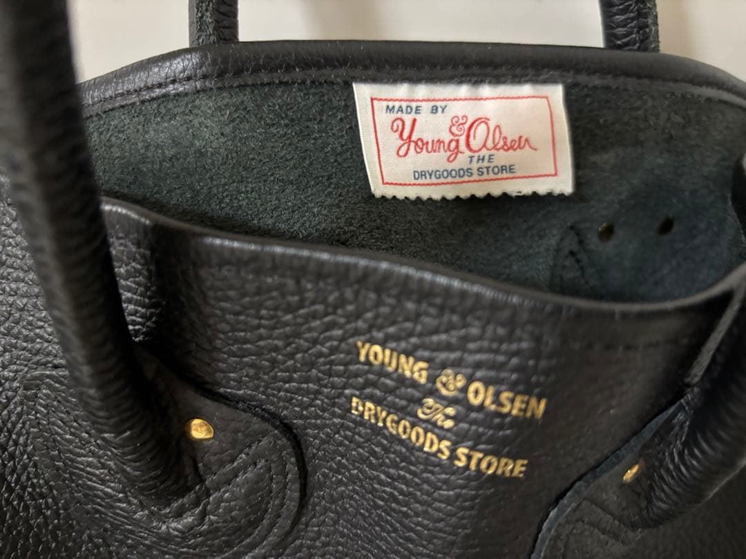 バッグ YOUNG & OLSEN EMBOSSED LEATHER TOTE M